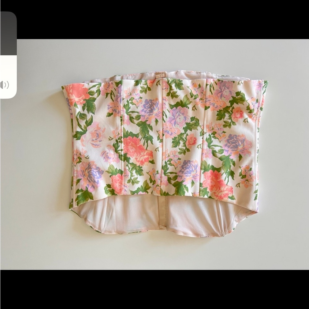Zara floral vintage corset size large